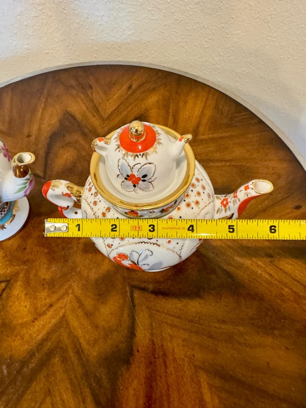 2 Russian Lomonosov Hand Painted Porcelain Tea Pots Imperial Porcelain Factory - Picture 9 of 14